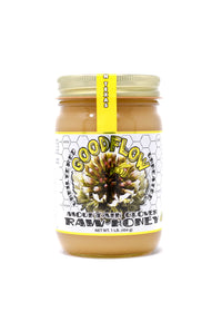 RAW Mountain Clover Honey 1 lb. Glass Jar