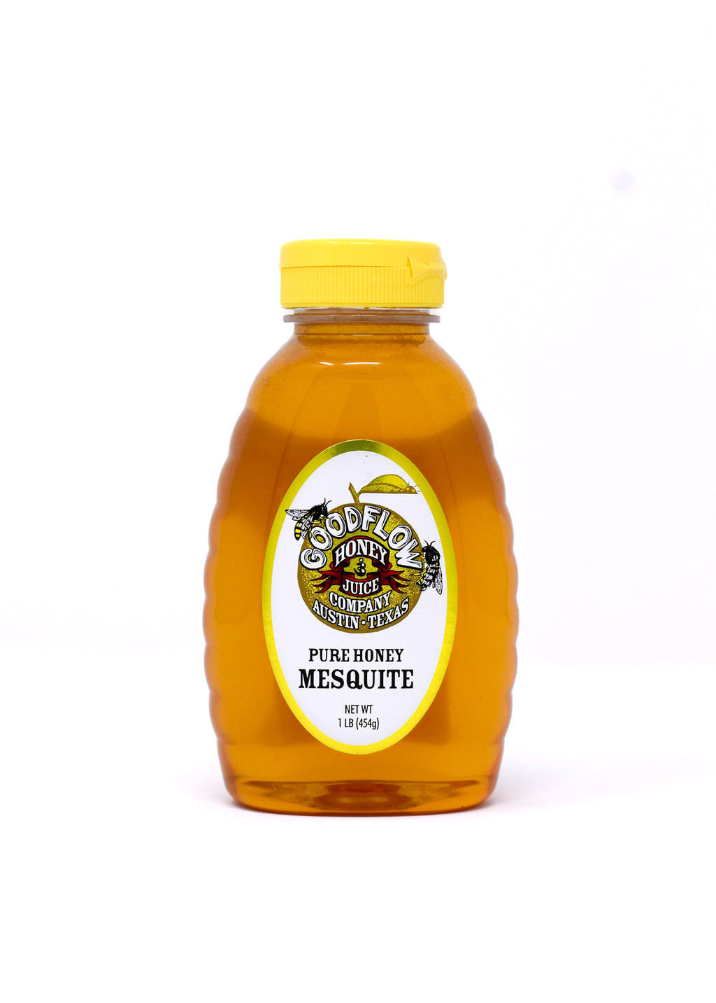 Pure Mesquite Honey 1 lb. Squeeze Bottle Good Flow Honey Co.