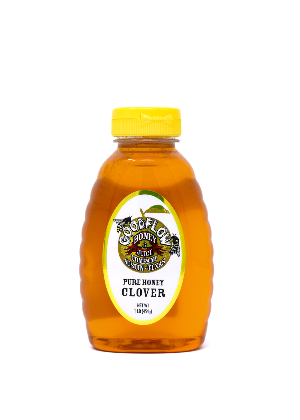 Pure Clover Honey 1 lb. Squeeze Bottle Good Flow Honey Co.