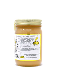 RAW Mountain Clover Honey 1 lb. Glass Jar