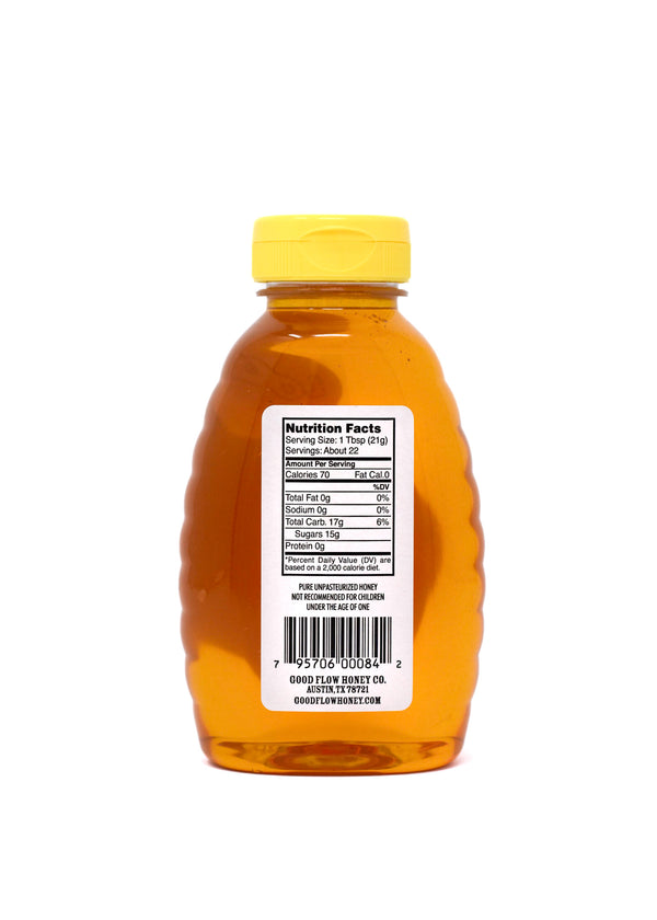 Pure Texas Wildflower Honey 1 lb. Squeeze Bottle
