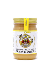 RAW Texas Wildflower Honey 1 lb. Glass Jar