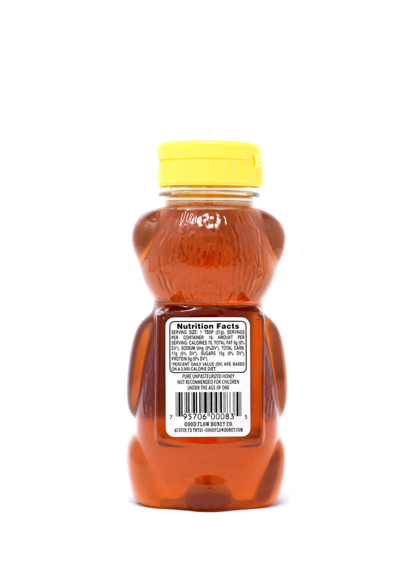 Pure South Texas Brush Honey 12 oz. Bear Squeeze Bottle