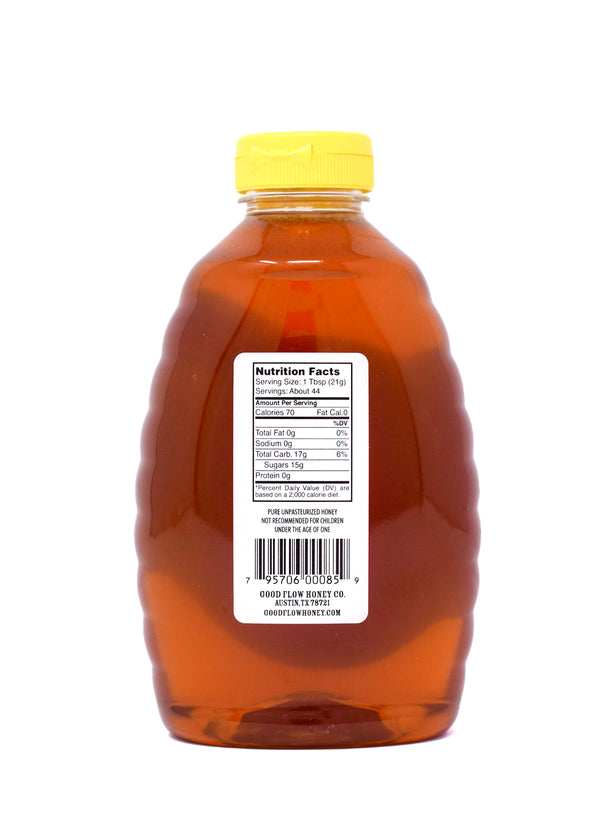 Pure South Texas Brush Honey 2 lb. Squeeze Bottle